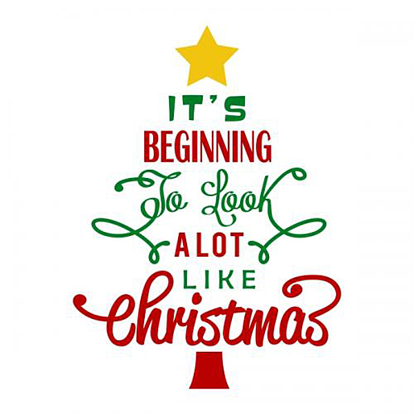 It's Beginning to Look a Lot Like Christmas